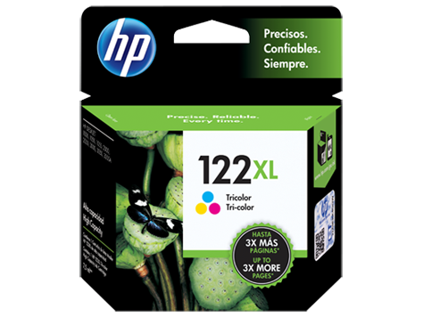 HP Tinta 122XL Tricolor CH564HL