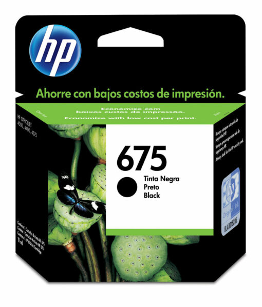 HP Tinta 675 Negro CN690AL