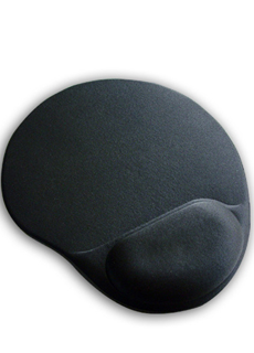 MicroLab Mouse Pad Gel Black Ergonomic