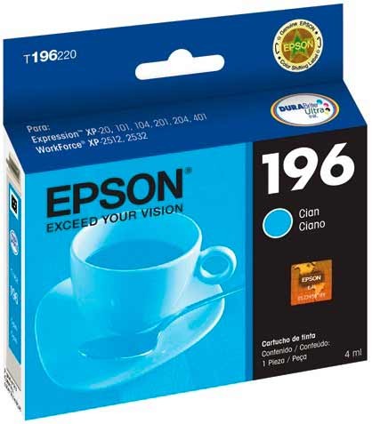 Epson Tinta 196 Cyan T196220-AL