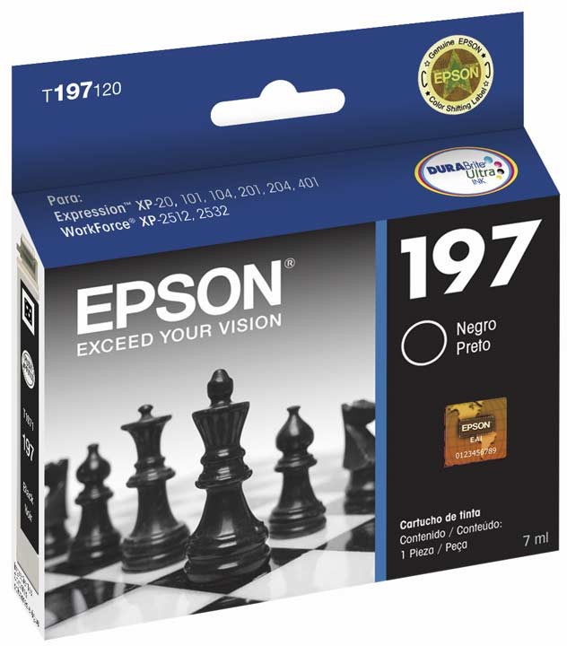 Epson Tinta 197 Negra Alta Capacidad T197120-AL