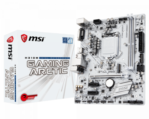 MSI Placa Madre Intel H310M Gaming Withe (1151)