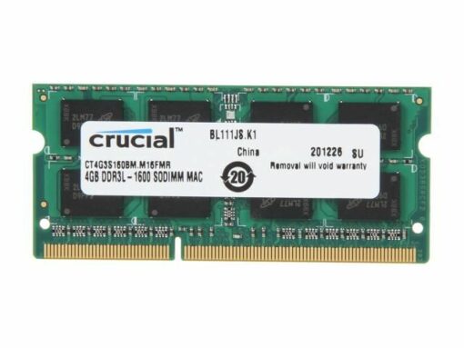 Crucial Memoria Ram DDR3 4GB 1600MHz Apple Mac CT4G3S160BM
