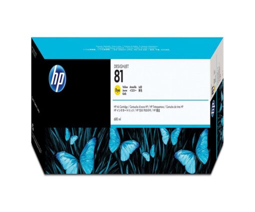 HP Tinta 81 Amarilla 680 ml C4933A