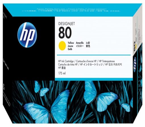 HP Tinta 80 Amarilla 175 ml C4873A