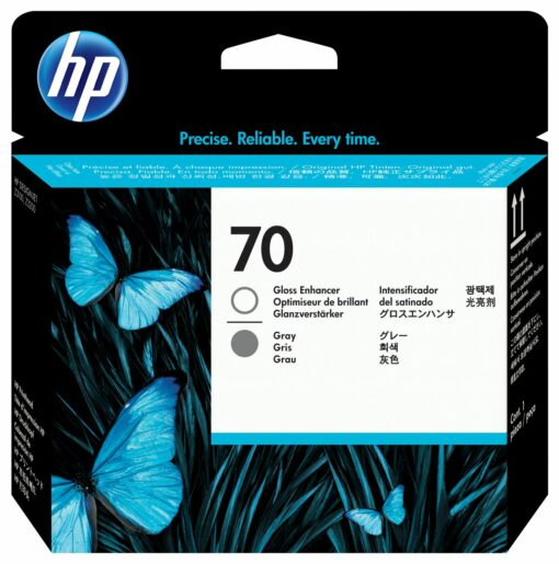 HP Tinta 70 Mejorador de brillo y gris C9410A