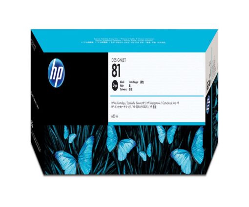 HP Tinta 81 Negra 680 ml C4930A