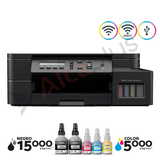 Impresora Multifuncional Brother InkBenefit Tank Tinta DCP-T520W Wifi