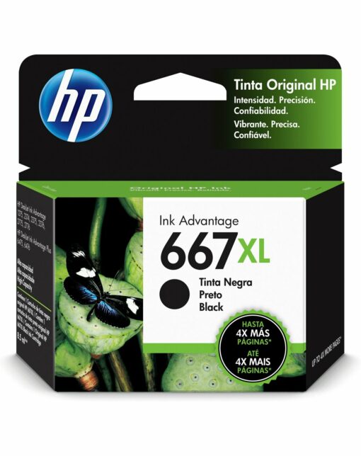 Tinta HP 667XL Negro 3YM81AL