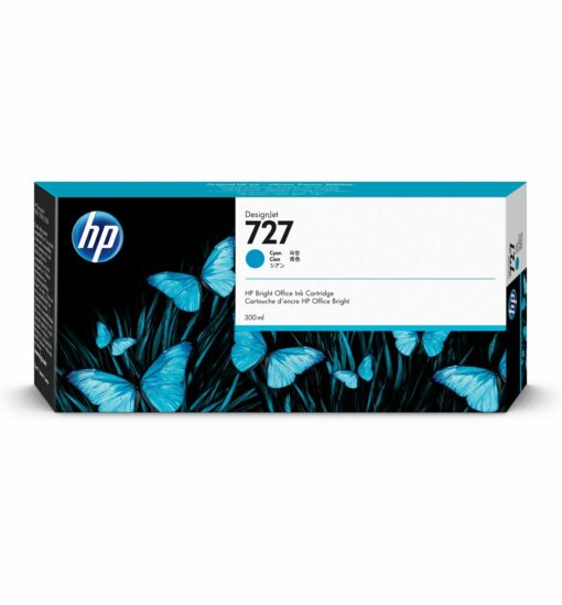 HP Tinta 727 de 300 ml F9J76A Cyan