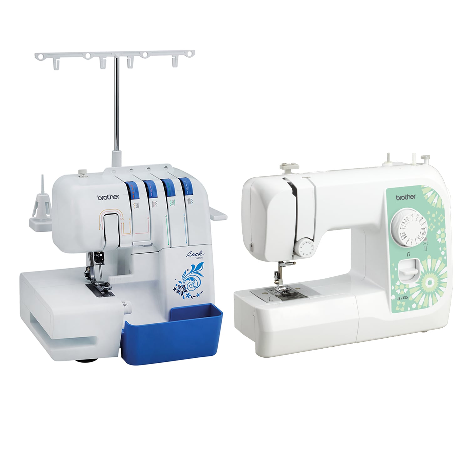 Brother Combo Maquina De Coser Js2135 + Overlock 3534DT