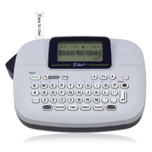 Brother Etiquetadora digital con teclado analógico PTM95